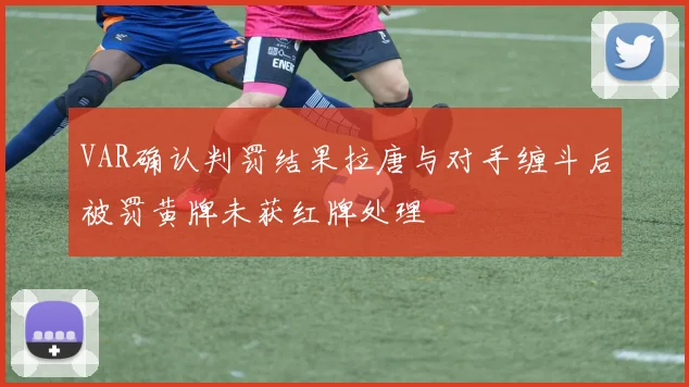 VAR确认判罚结果拉唐与对手缠斗后被罚黄牌未获红牌处理