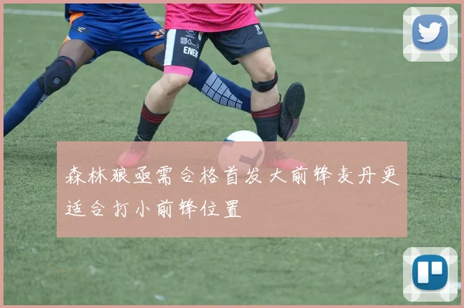 森林狼亟需合格首发大前锋麦丹更适合打小前锋位置